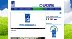 Desktop Screenshot of ecoelpidiense.it
