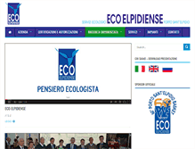 Tablet Screenshot of ecoelpidiense.it